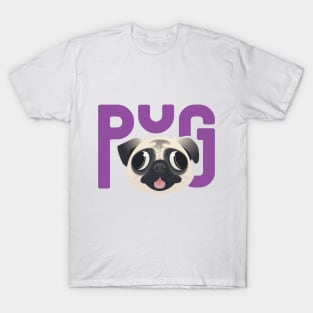 Silly Pug, Dumb but Cute, Pug Life T-Shirt